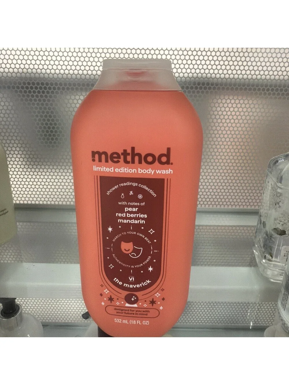 Method Limited Edition Body Wash Pear Red Berries Mandarin 18 fl oz New Sealed